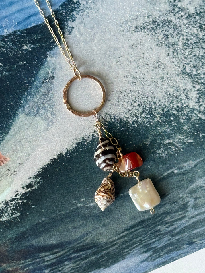 Lara L. Capri Lariat Necklace