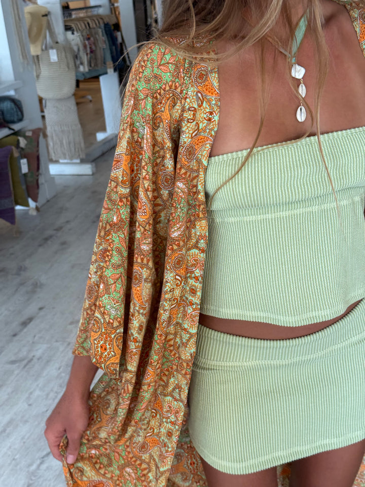 Mia strapless top