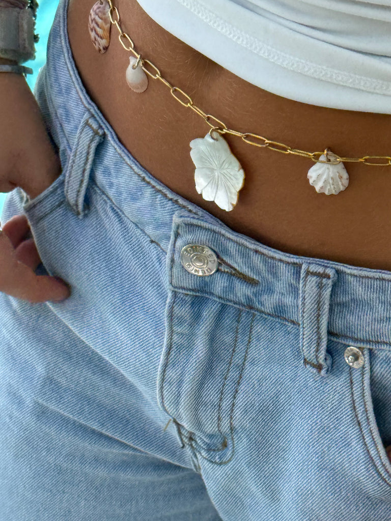 Lara Hana Handmade Seashell Waistchain/Necklace