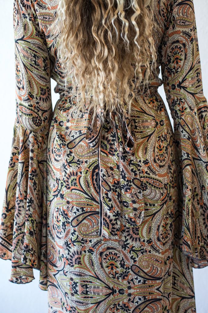 My Trip To Goa Wrap Kimono Dress