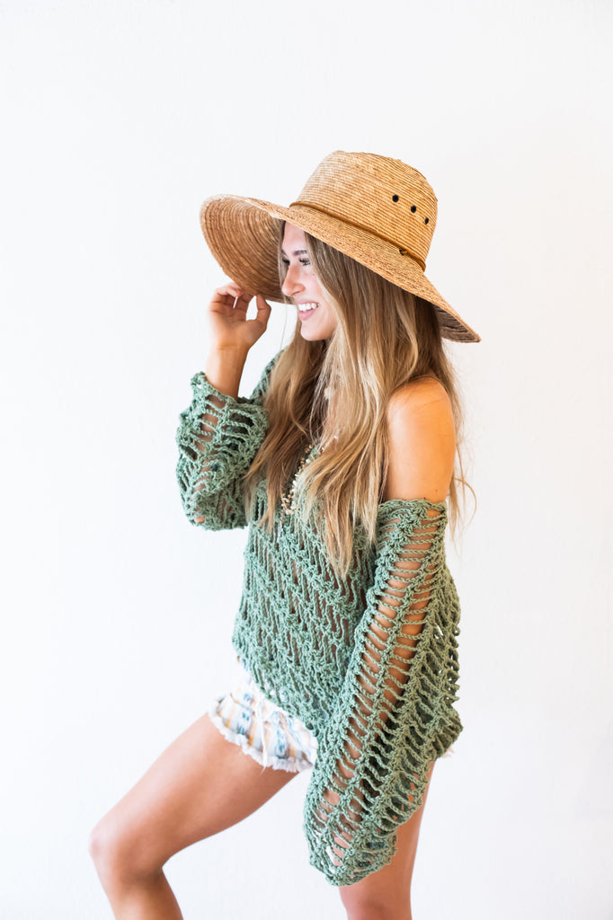 Earthy Crochet Sweater