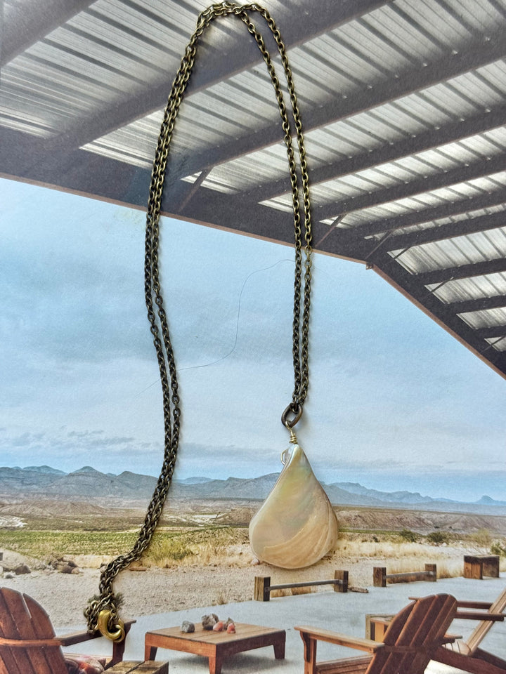 Lara  L Desert Shell necklace ( from our Desert collection)
