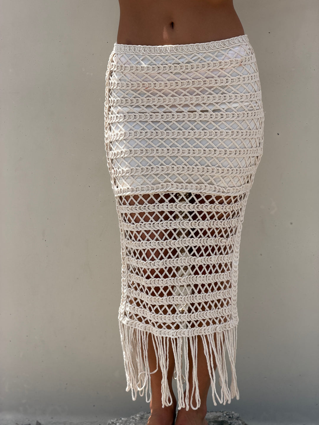 Preloved Zara small maxi skirt