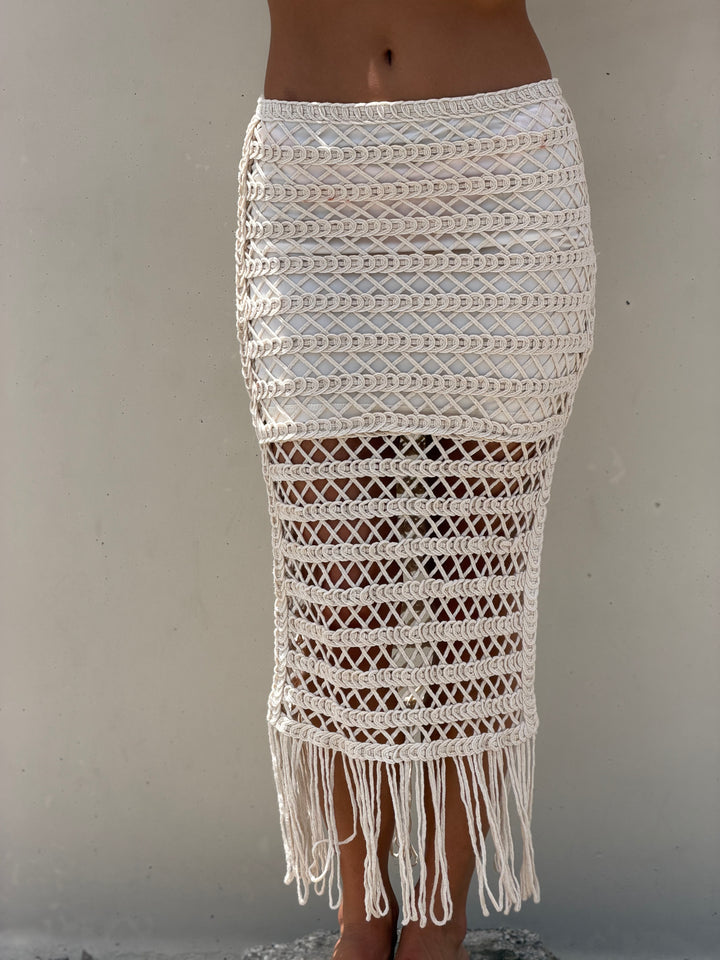 Preloved Zara small maxi skirt