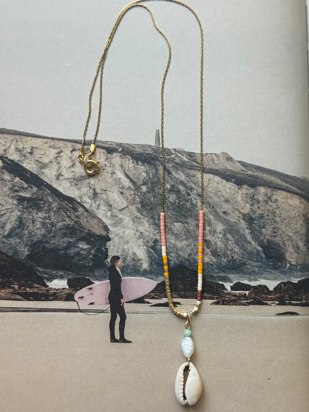 Lara L Sun kissed necklace