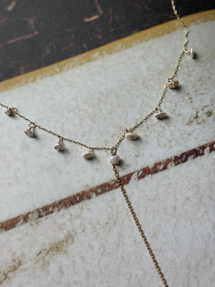 Lara L Nalu Lariat Necklace