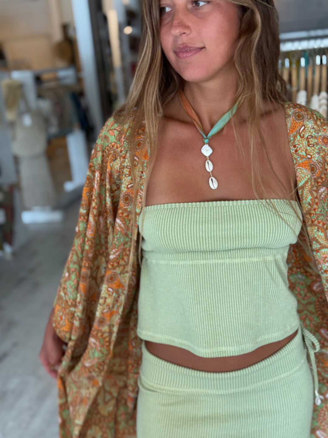 Mia strapless top
