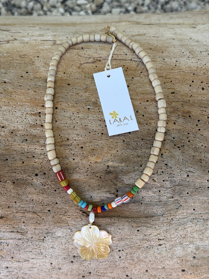 Lara L Coastal Bloom Necklace