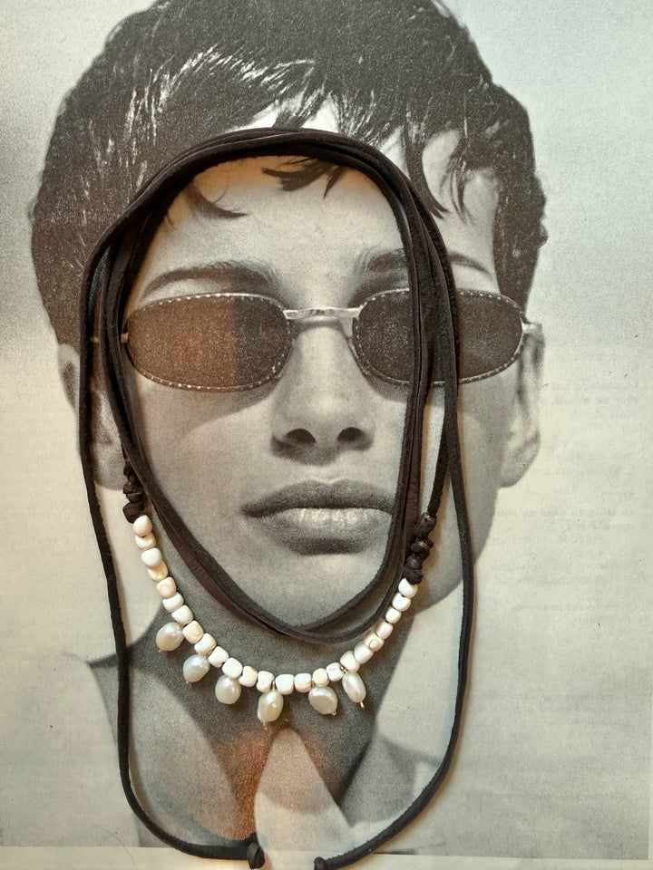 Lara L. Nomad Pearl Wrap Necklace