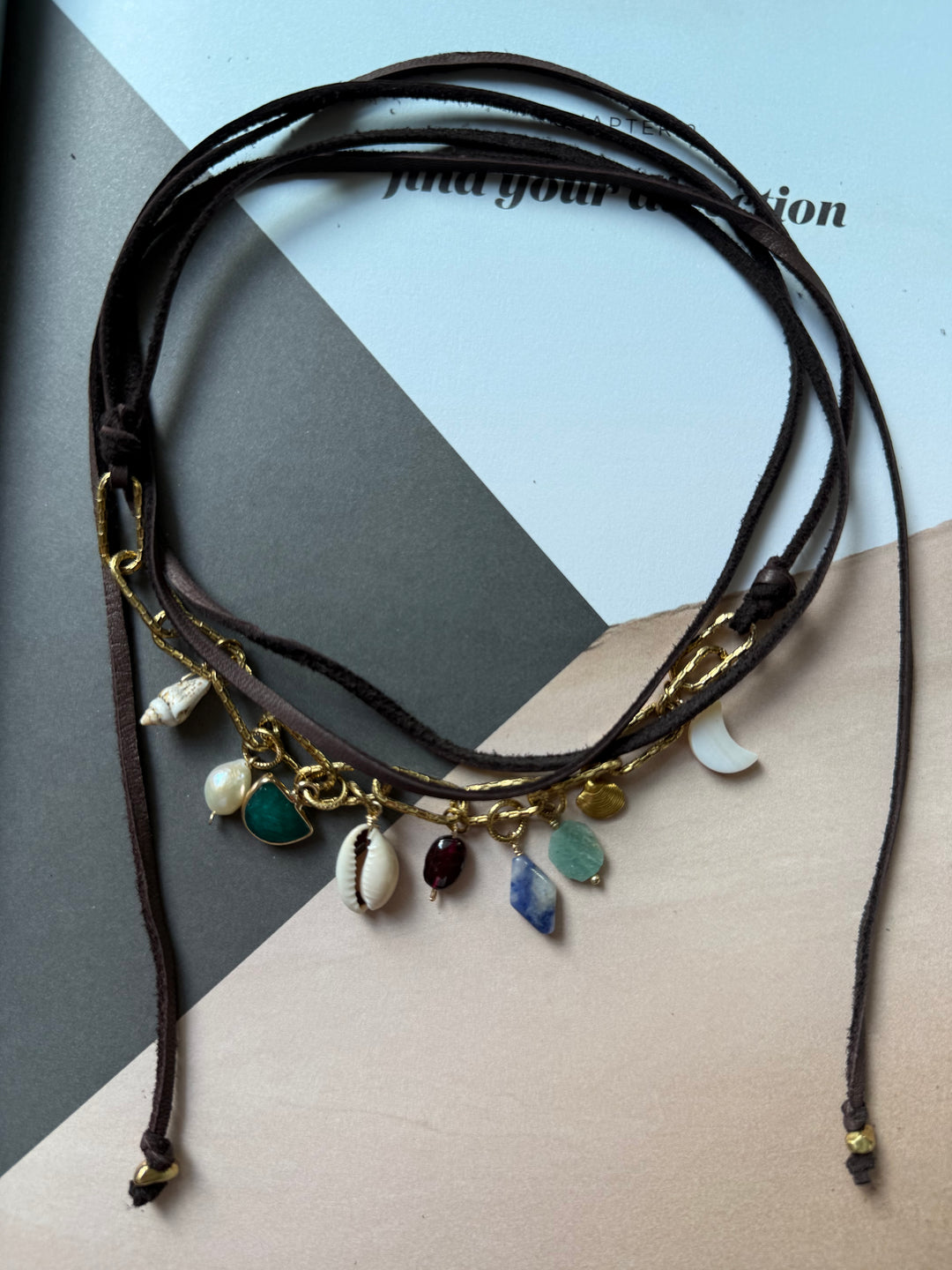 Lara L. Wanderlust Charm Necklace