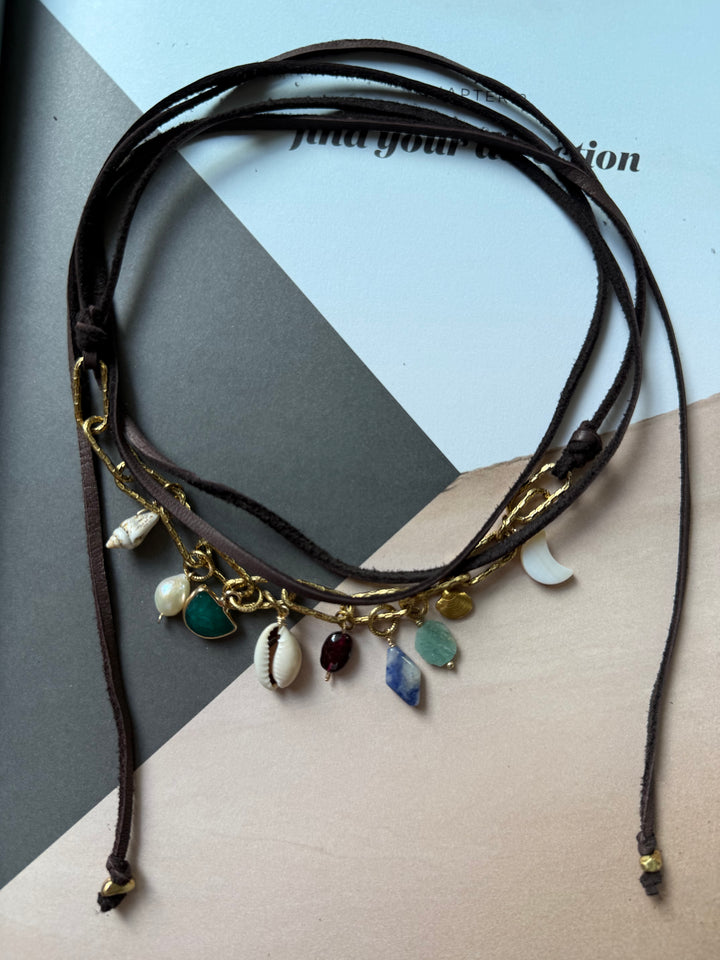 Lara L. Wanderlust Charm Necklace