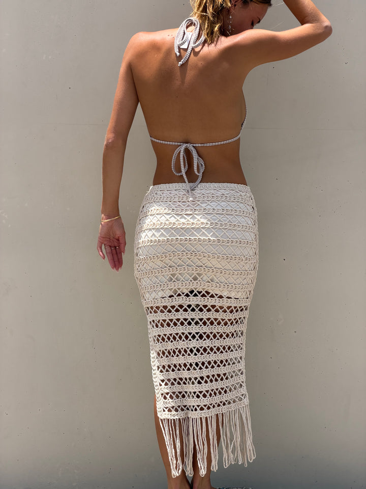 Preloved Zara small maxi skirt