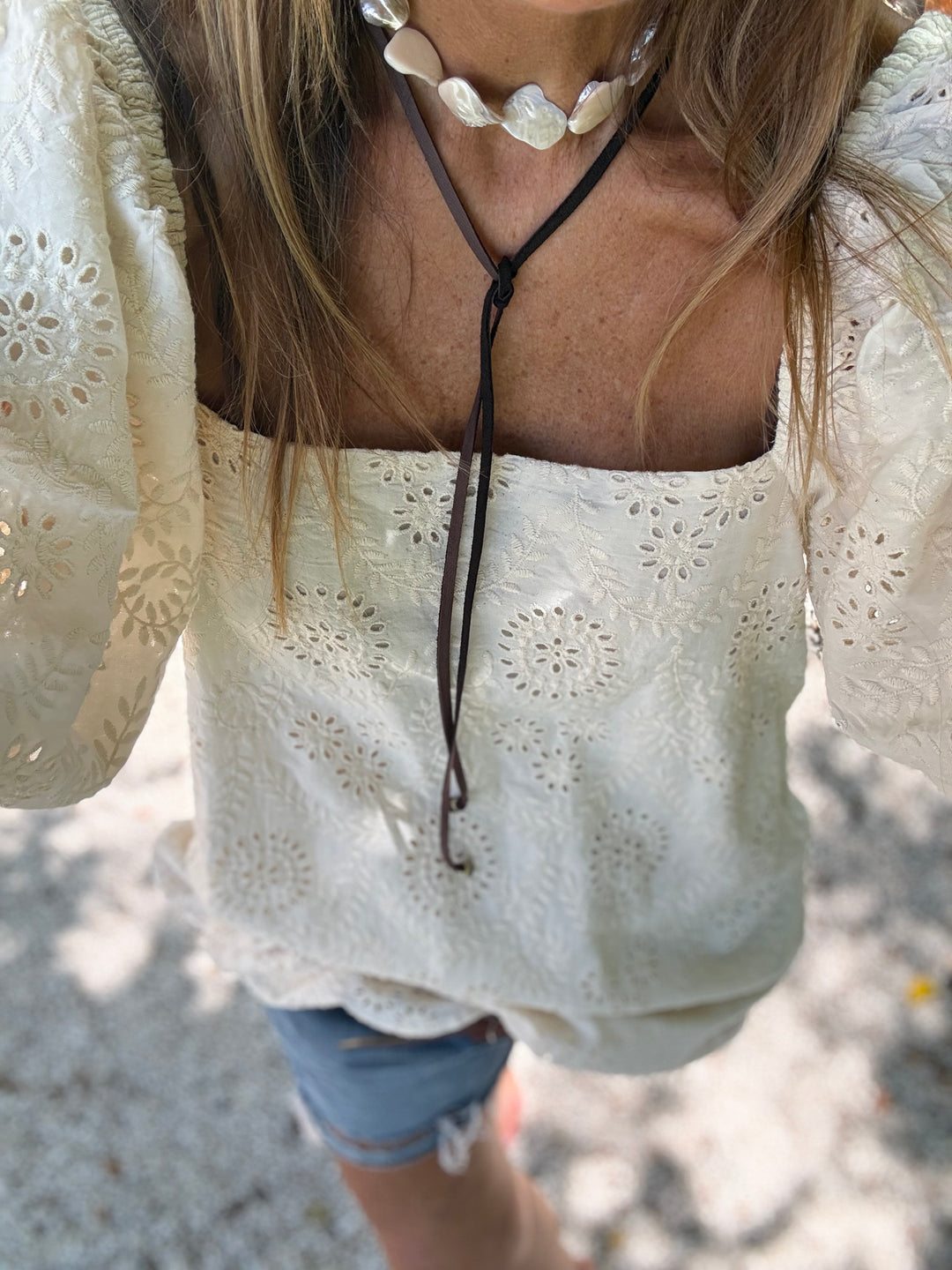 Lara L. Dakota Wrap Necklace