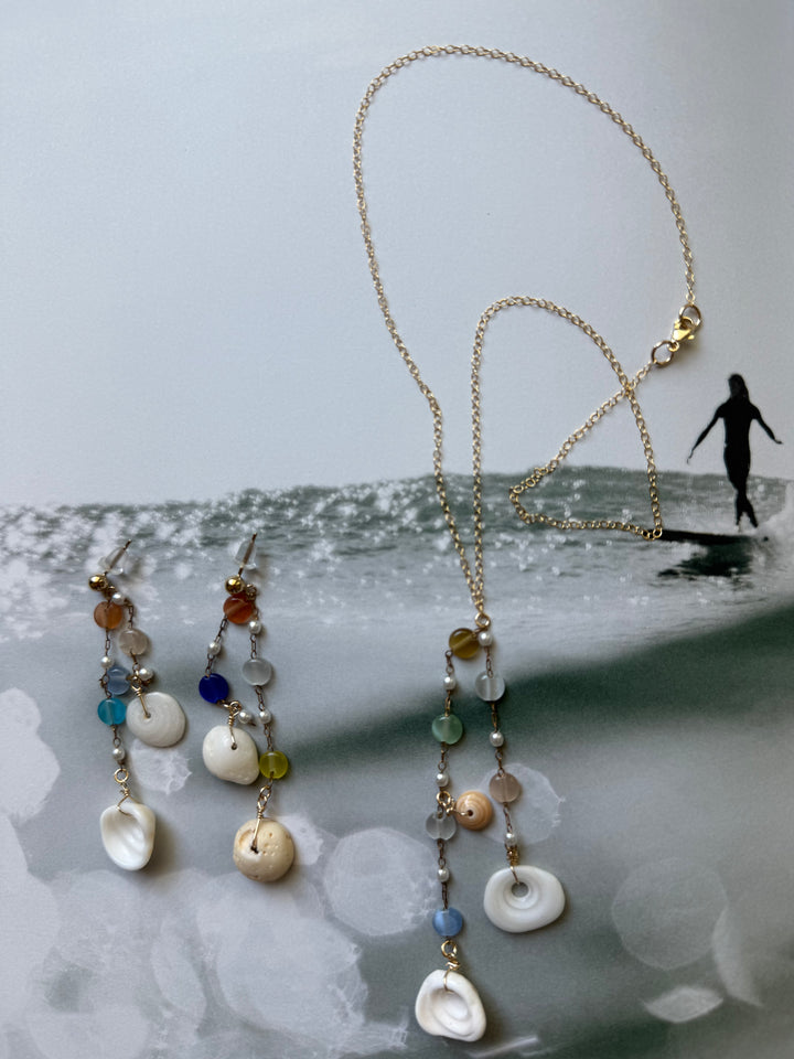 Water drops necklace