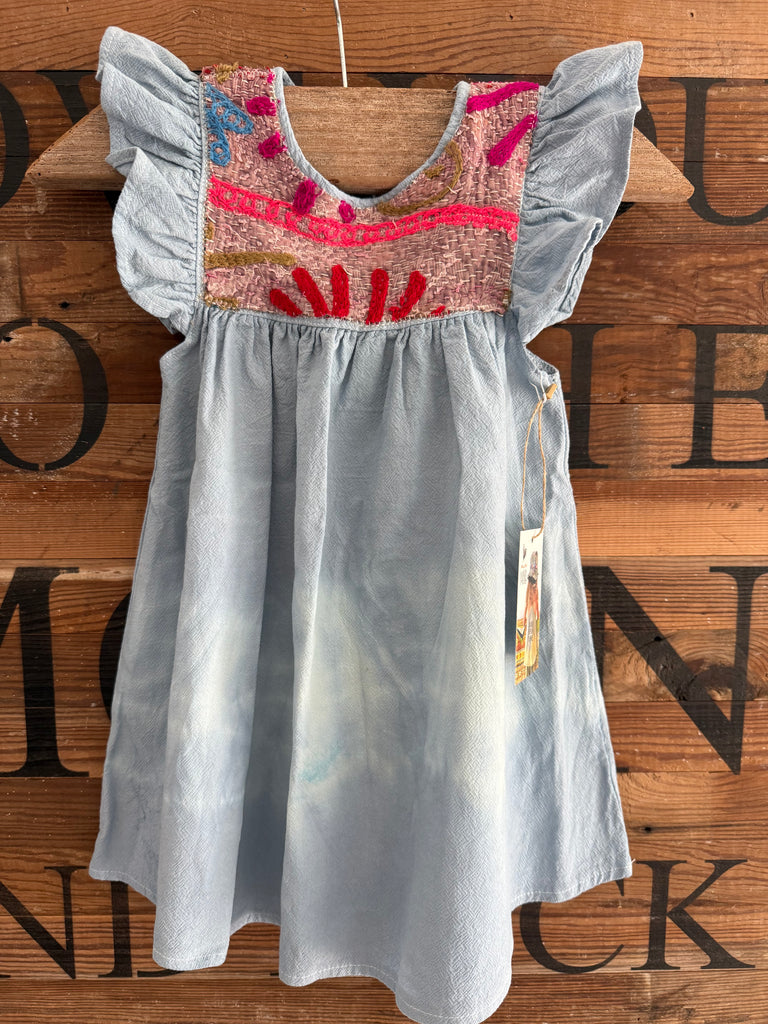 Mini mora up cycled dress
