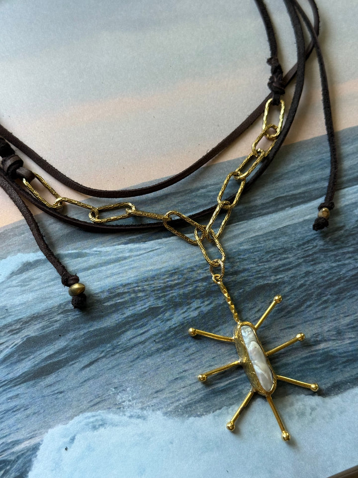 Lara L.Golden Sol Necklace