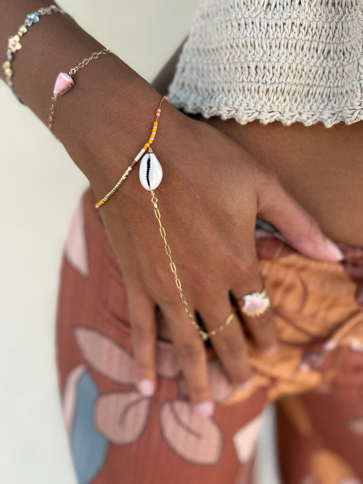 Lara L rainbow tide handchain
