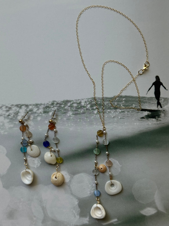 Water drops necklace