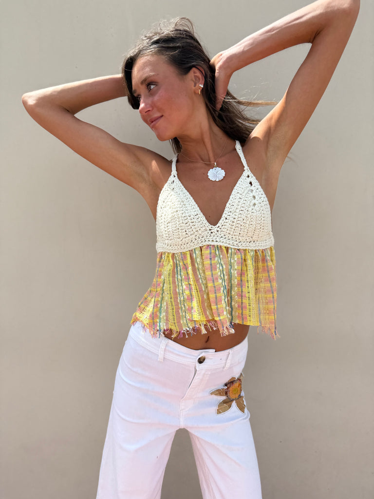 Libby Crochet Top