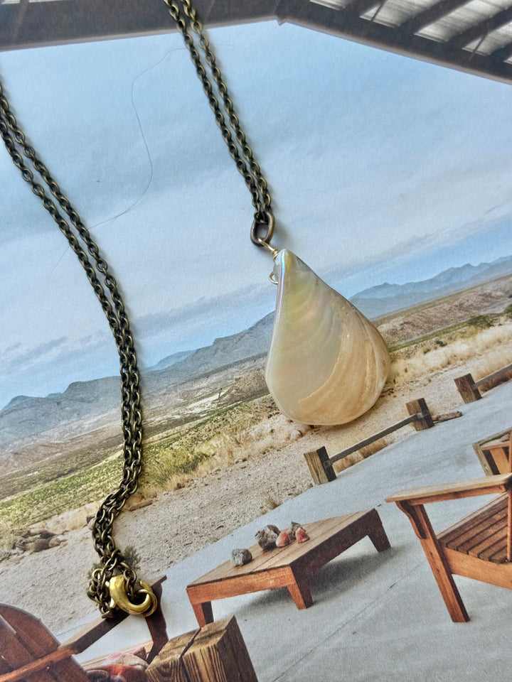 Lara  L Desert Shell necklace ( from our Desert collection)