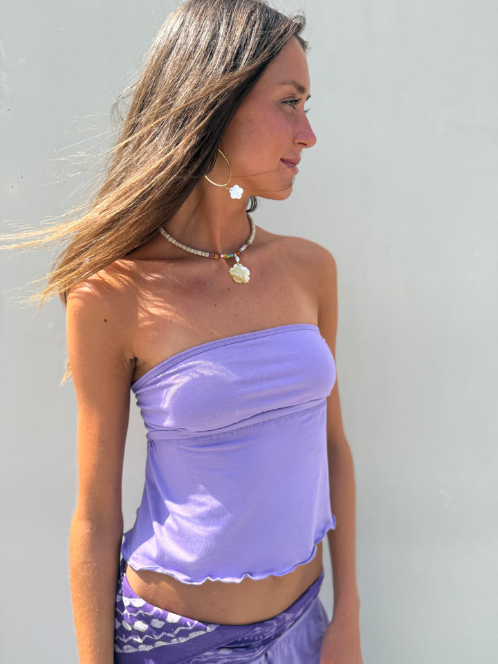 Lila Strapless Top