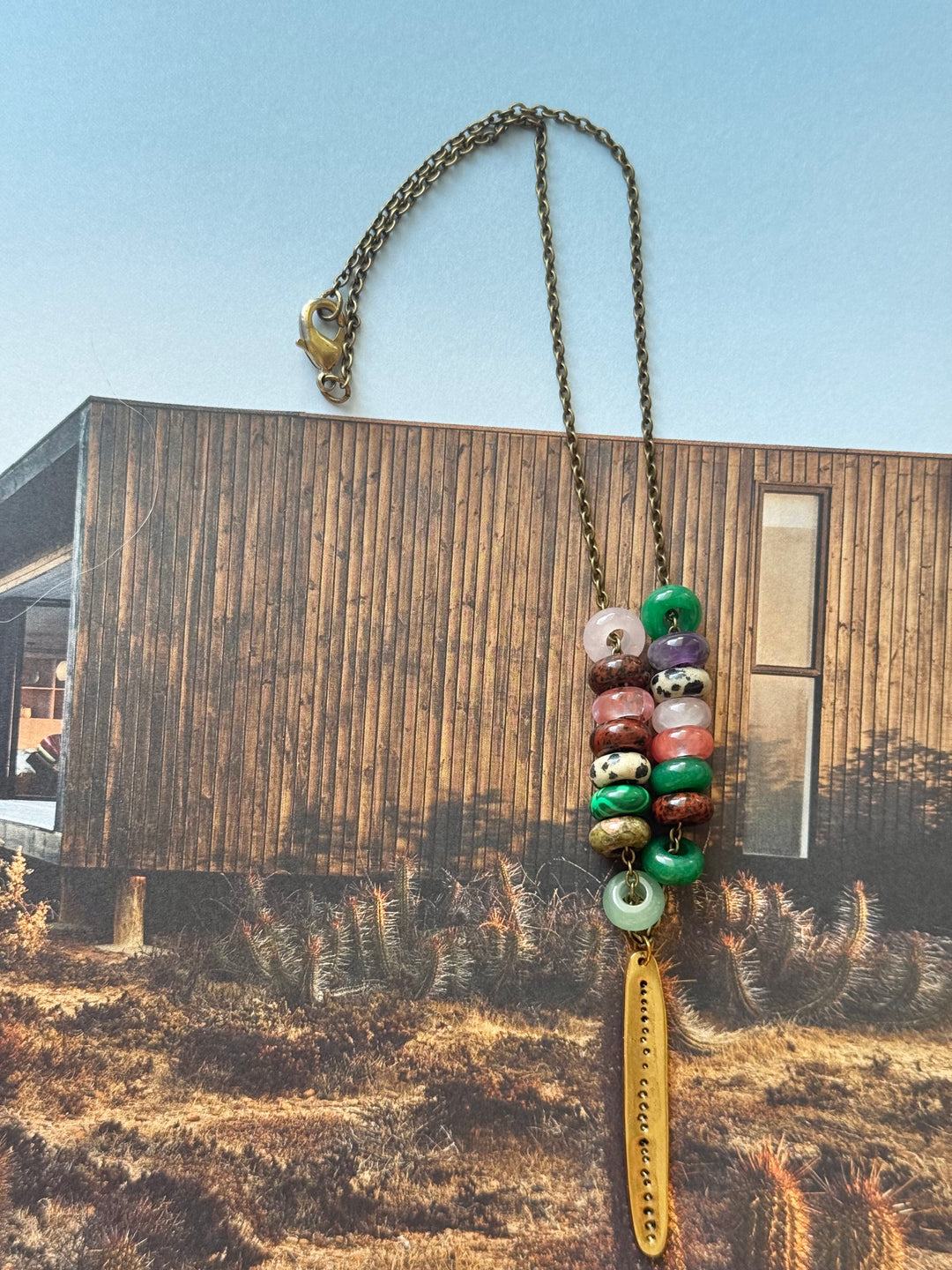 Lara L desert  bloom necklace ( from our desert  collection)