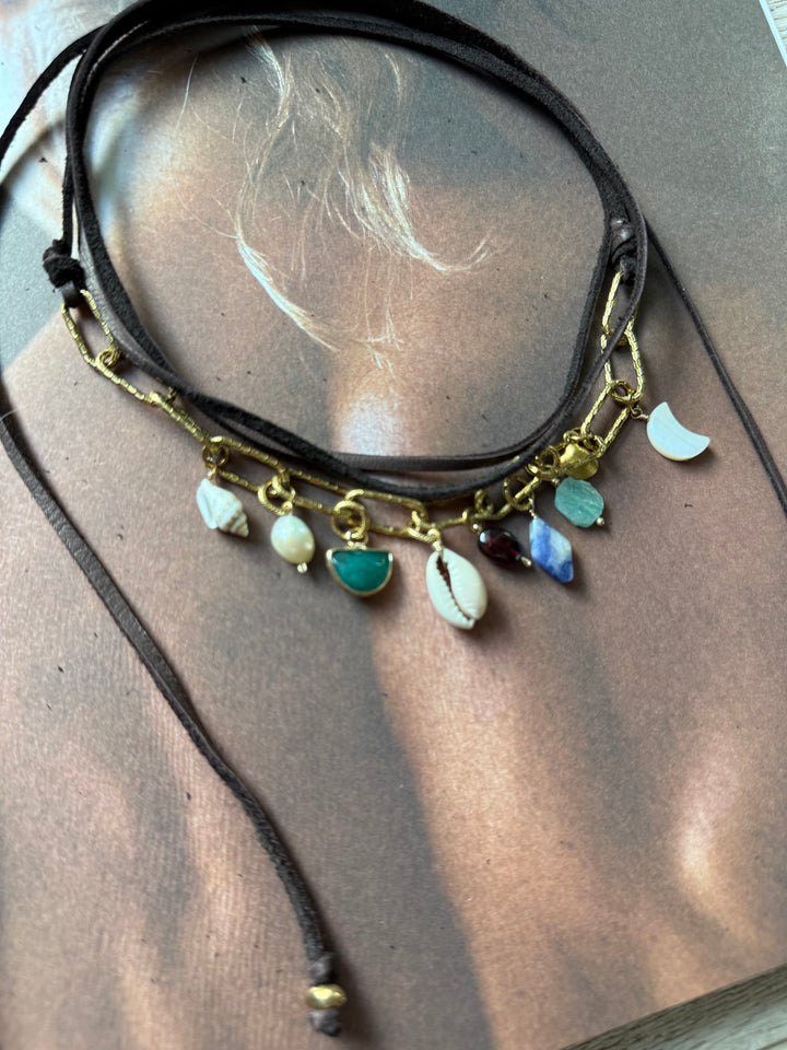 Lara L. Wanderlust Charm Necklace