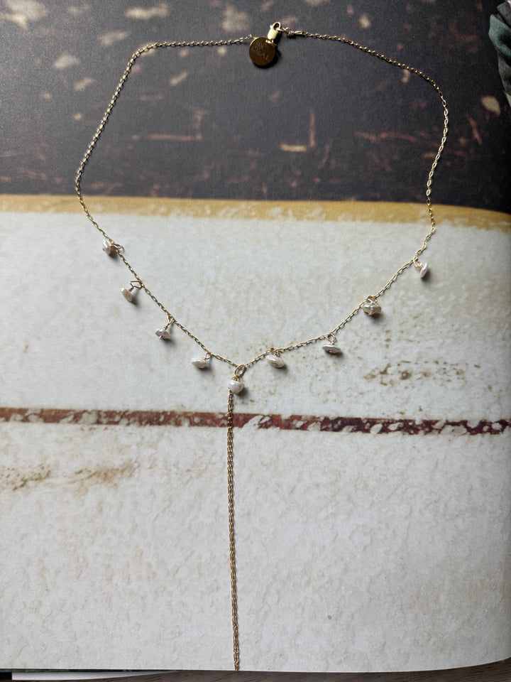 Lara L Nalu Lariat Necklace