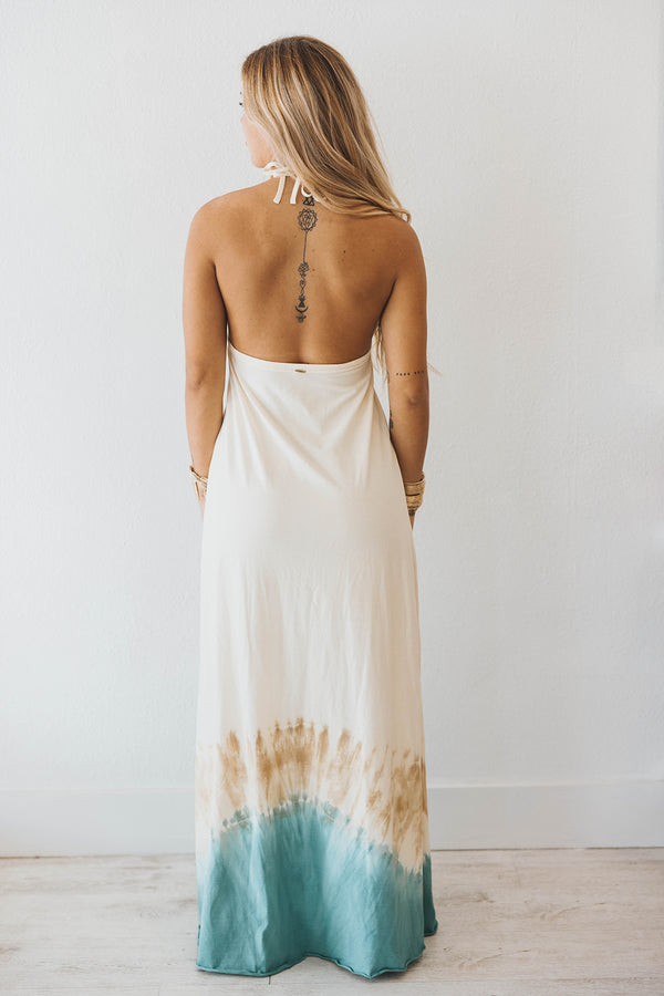 Fez Maxi Dress Aqua