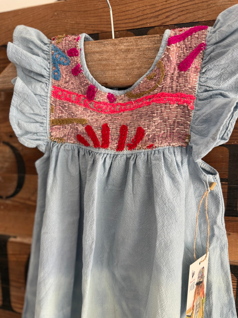 Mini mora up cycled dress
