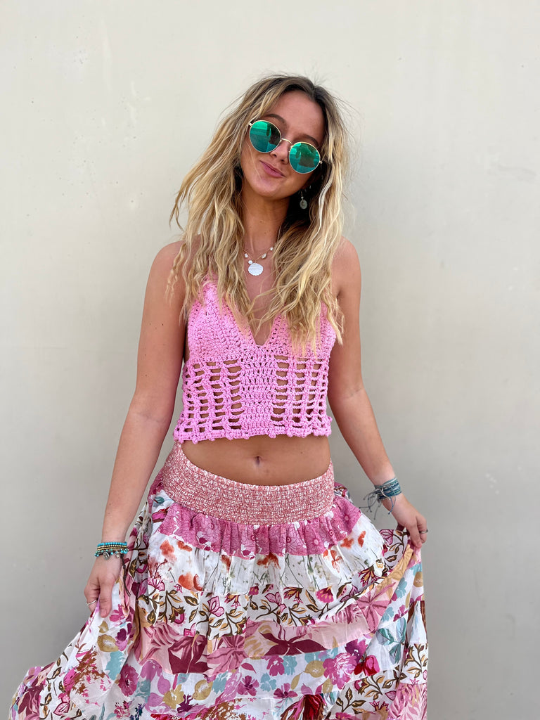 Pink Girl Crochet Top