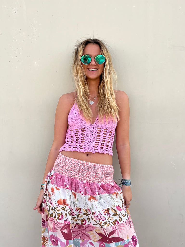 Pink Girl Crochet Top