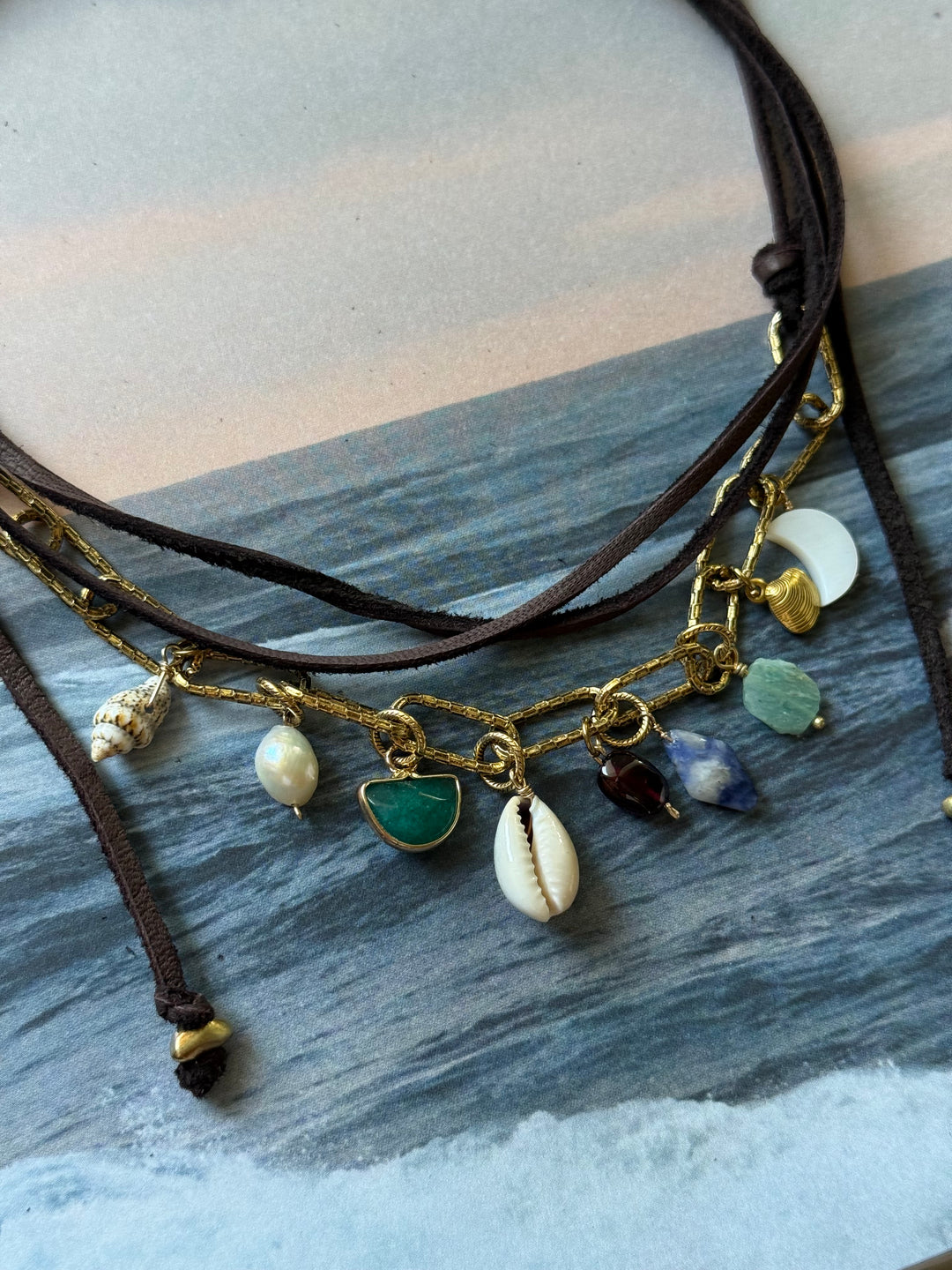 Lara L. Wanderlust Charm Necklace