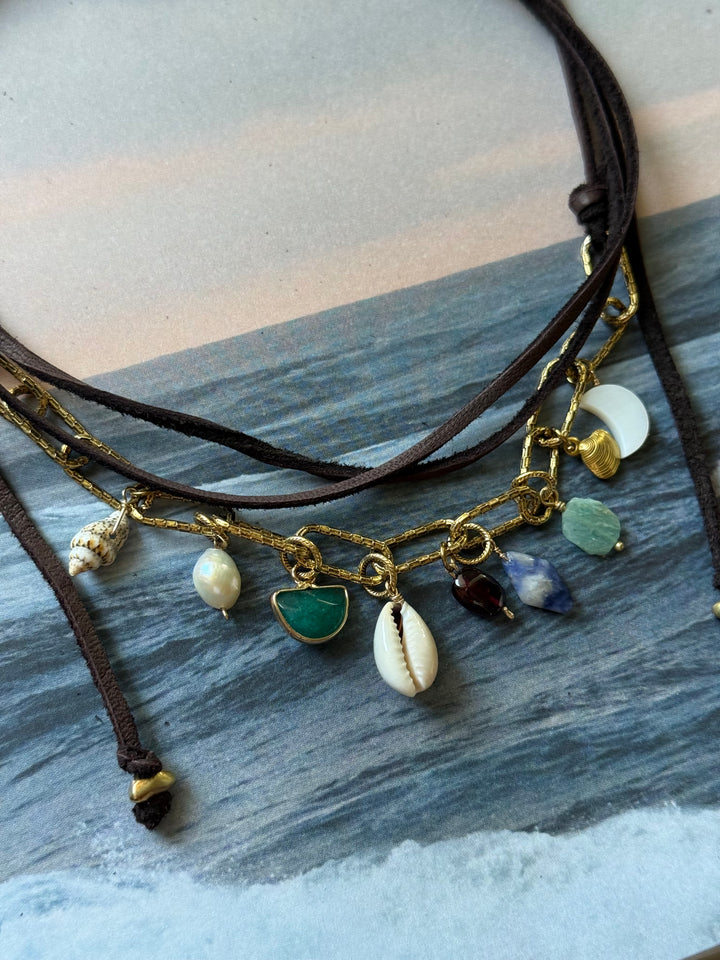 Lara L. Wanderlust Charm Necklace
