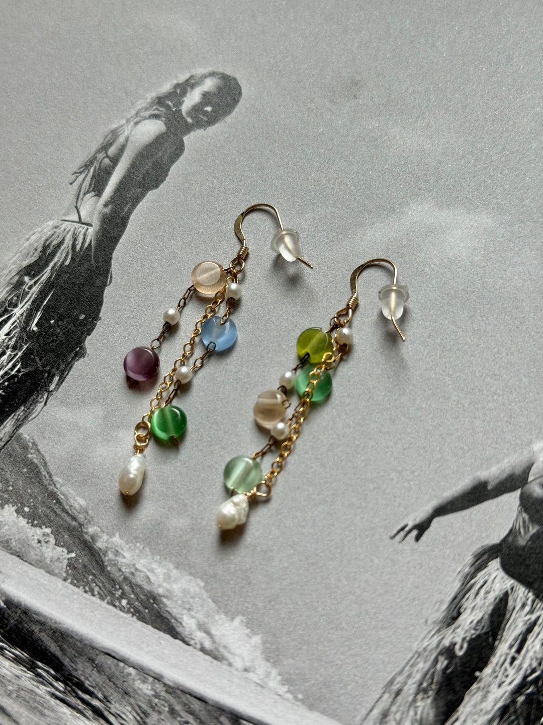 Lara L Aloha Gem Earrings