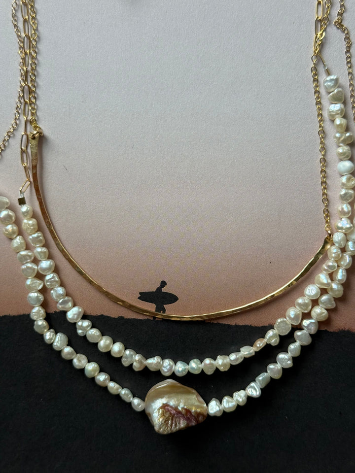 Lara L. Golden Tide Necklace