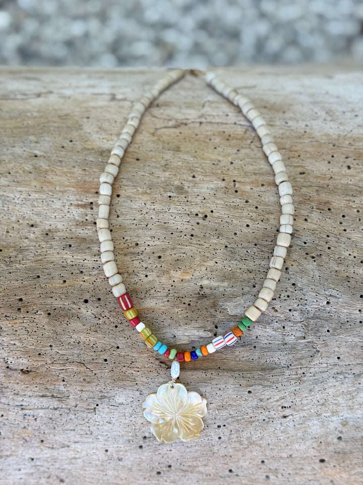 Lara L Coastal Bloom Necklace