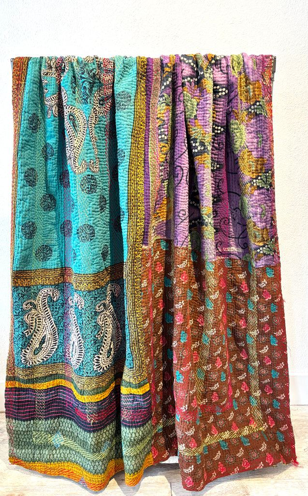 Agra Kantha Quilt