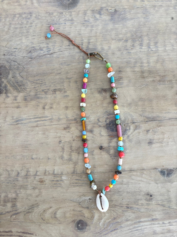 Sunset Confetti Necklace