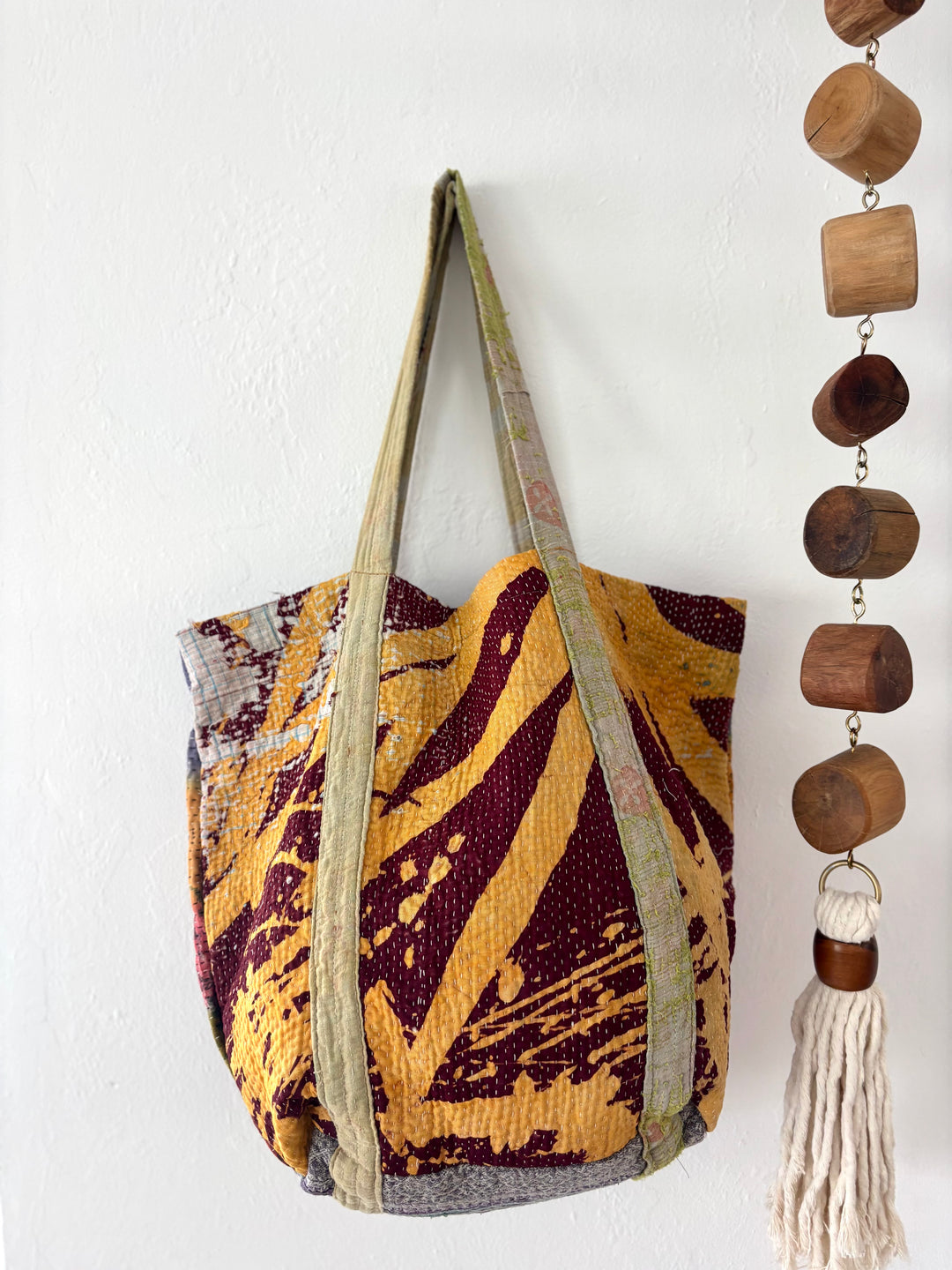 Rainbow Vintage kantha Bag