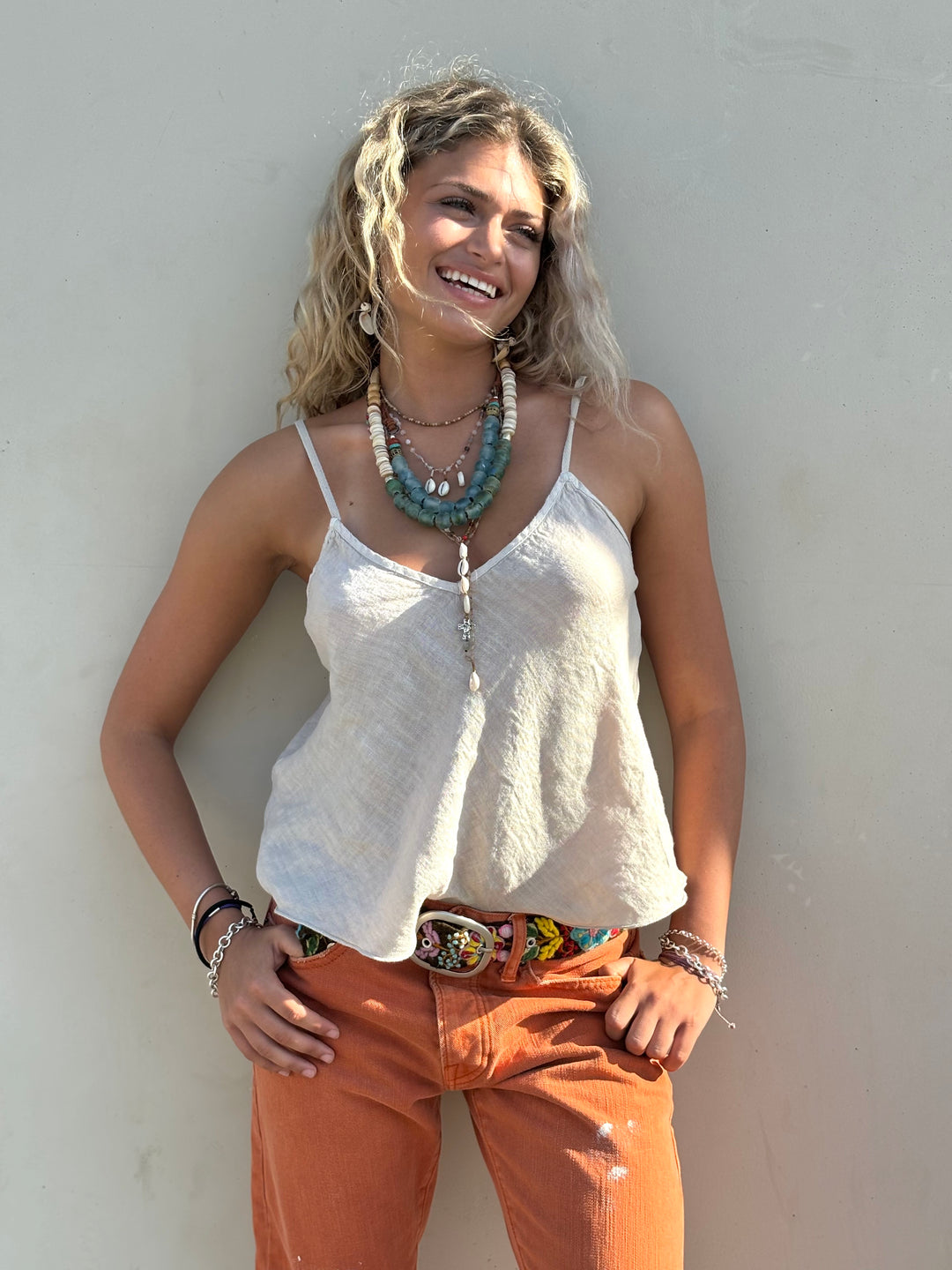 Palermo Linen Top