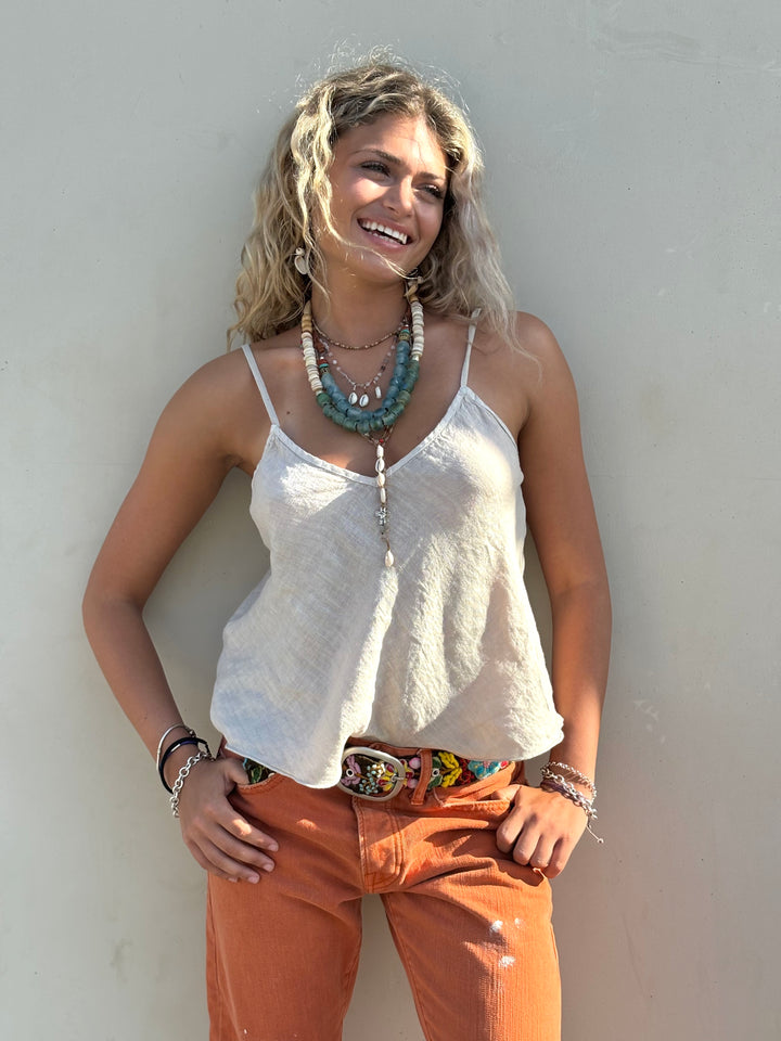 Palermo Linen Top