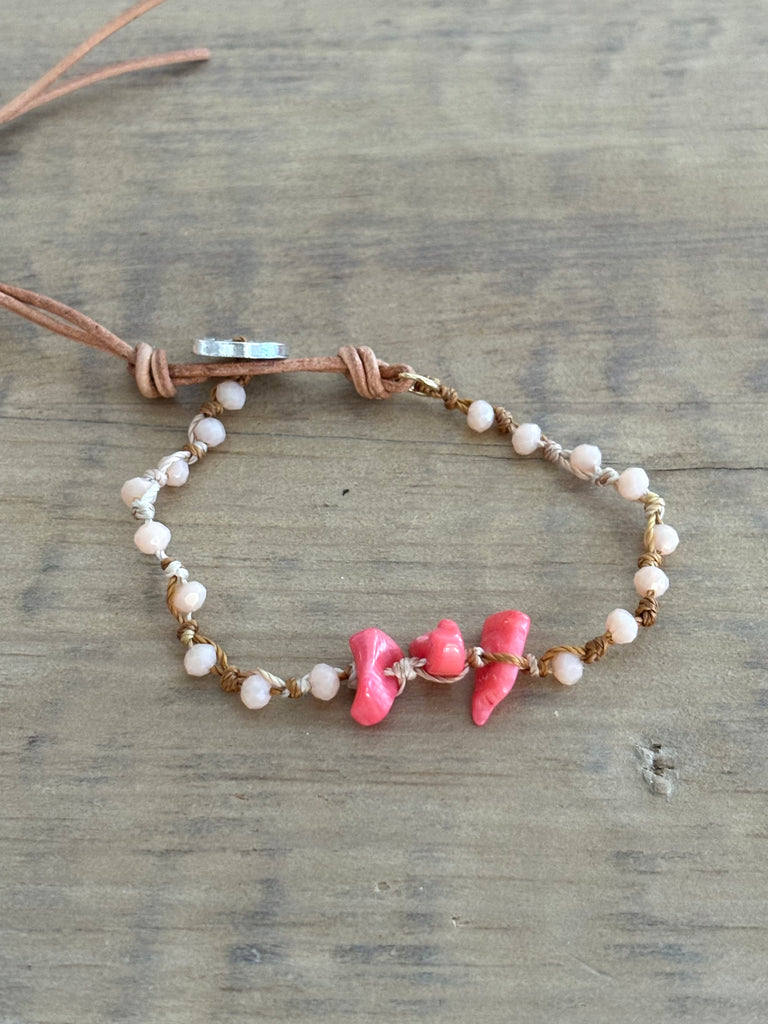 Single Coral Bracelet