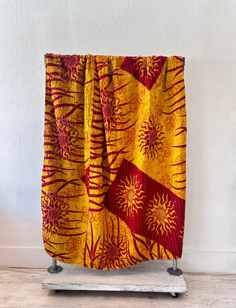 Lucknow Kantha Quilt