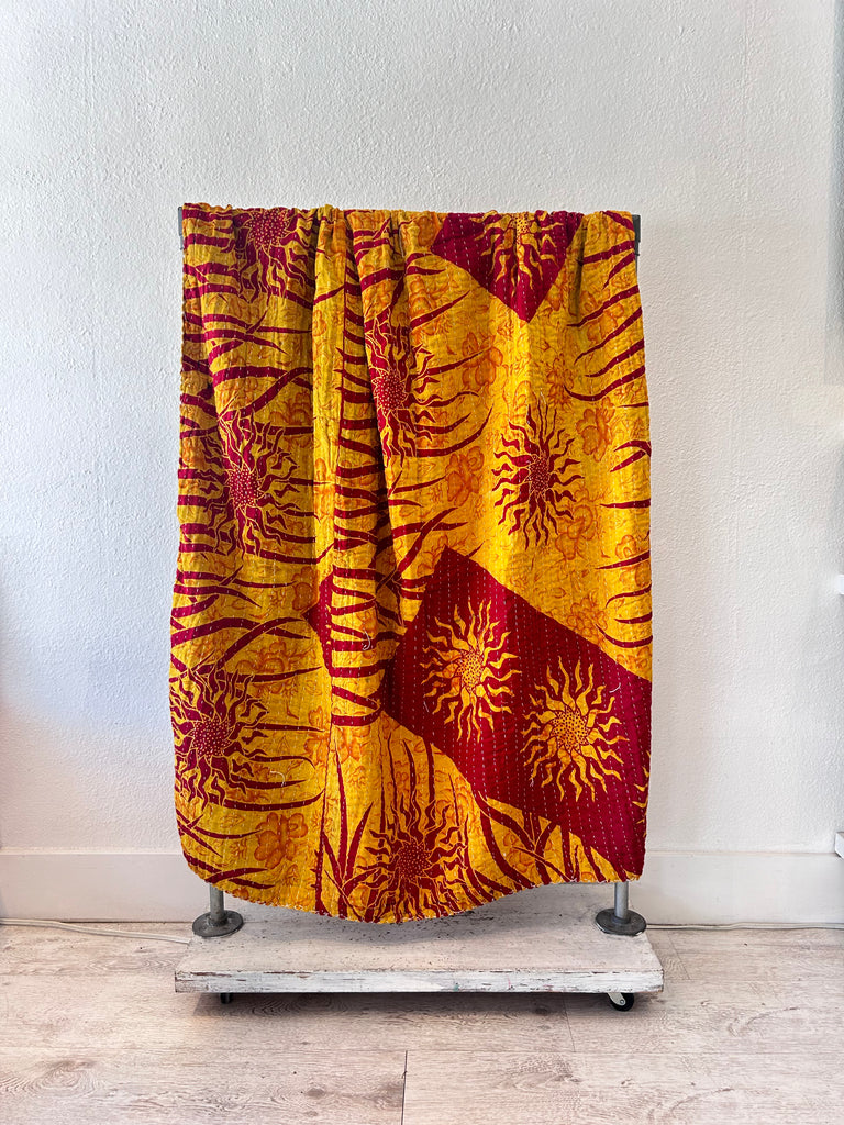 Lucknow Kantha Quilt