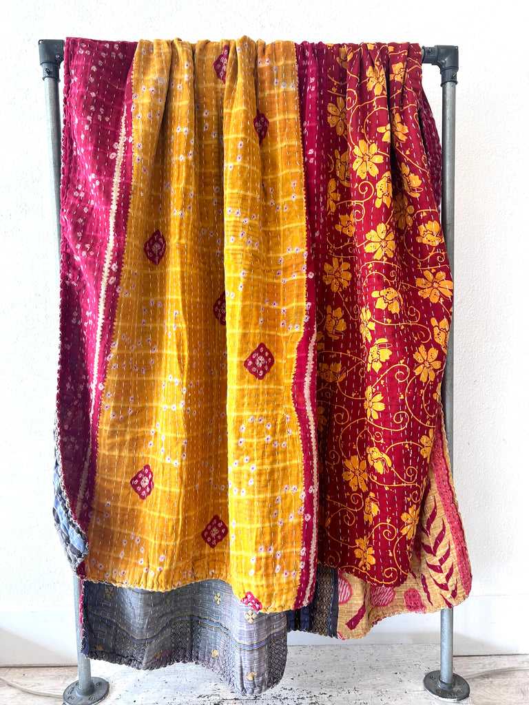 Sweet Dreams Kantha Quilt