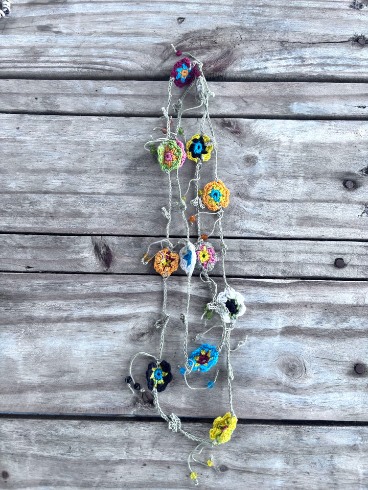 Wrap Around Crochet Necklace