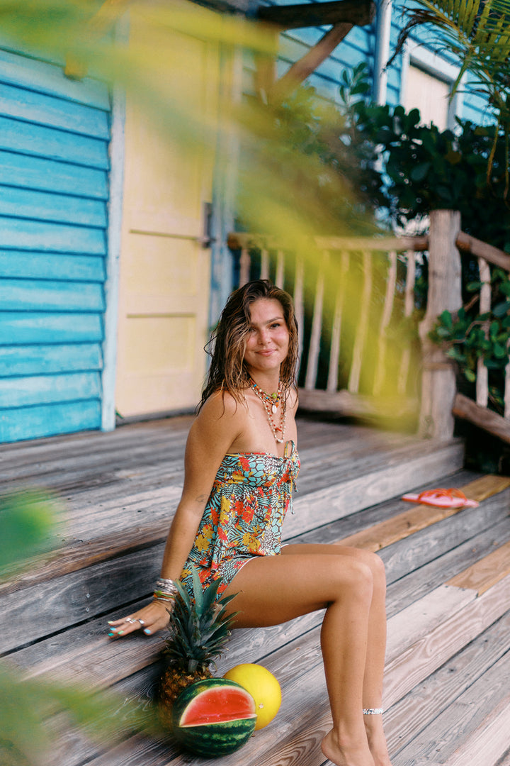 Tropic Spirit Glow Mini Skirt
