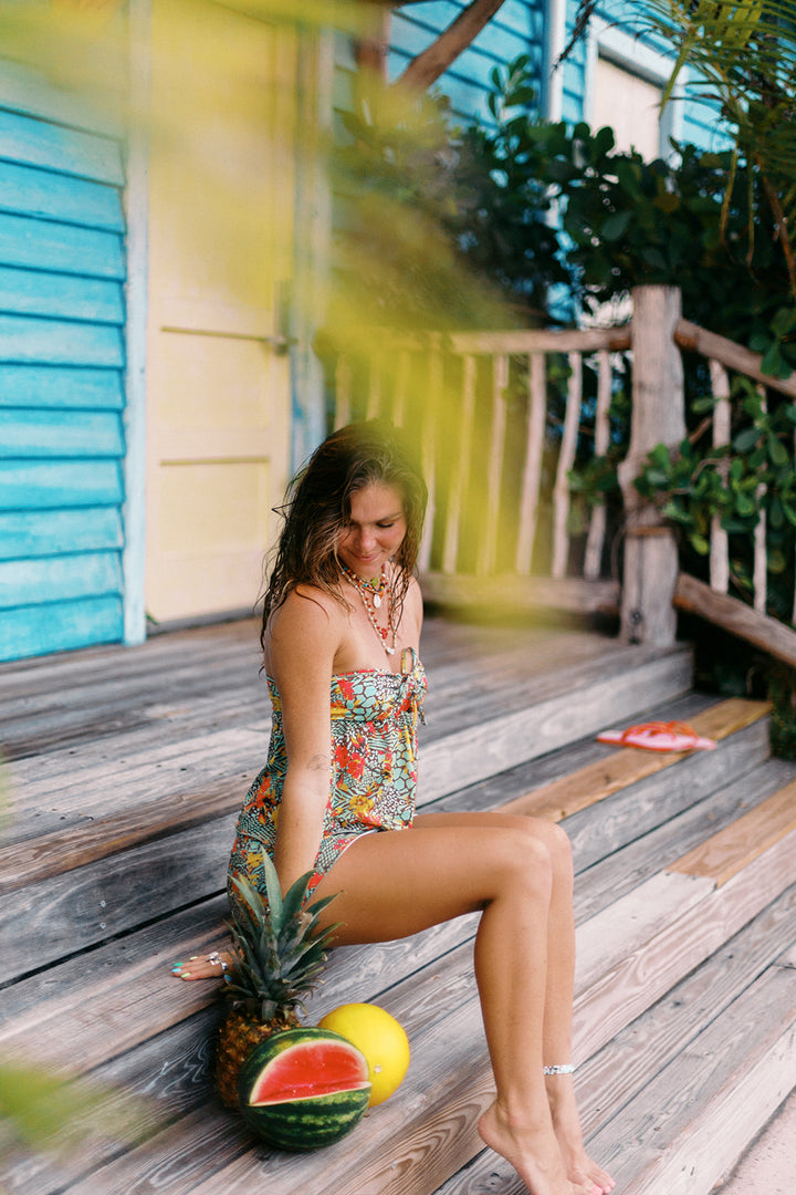 Tropic Spirit Glow Mini Skirt
