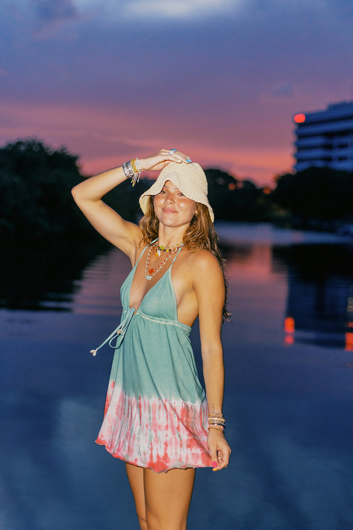 Tropic Spirit Coral Tide Mini Dress